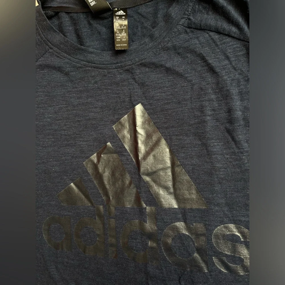 NEW WITH TAGS!!! Adidas Women’s Blue Sleeveless Shirt. Size medium - Picture 8 of 10